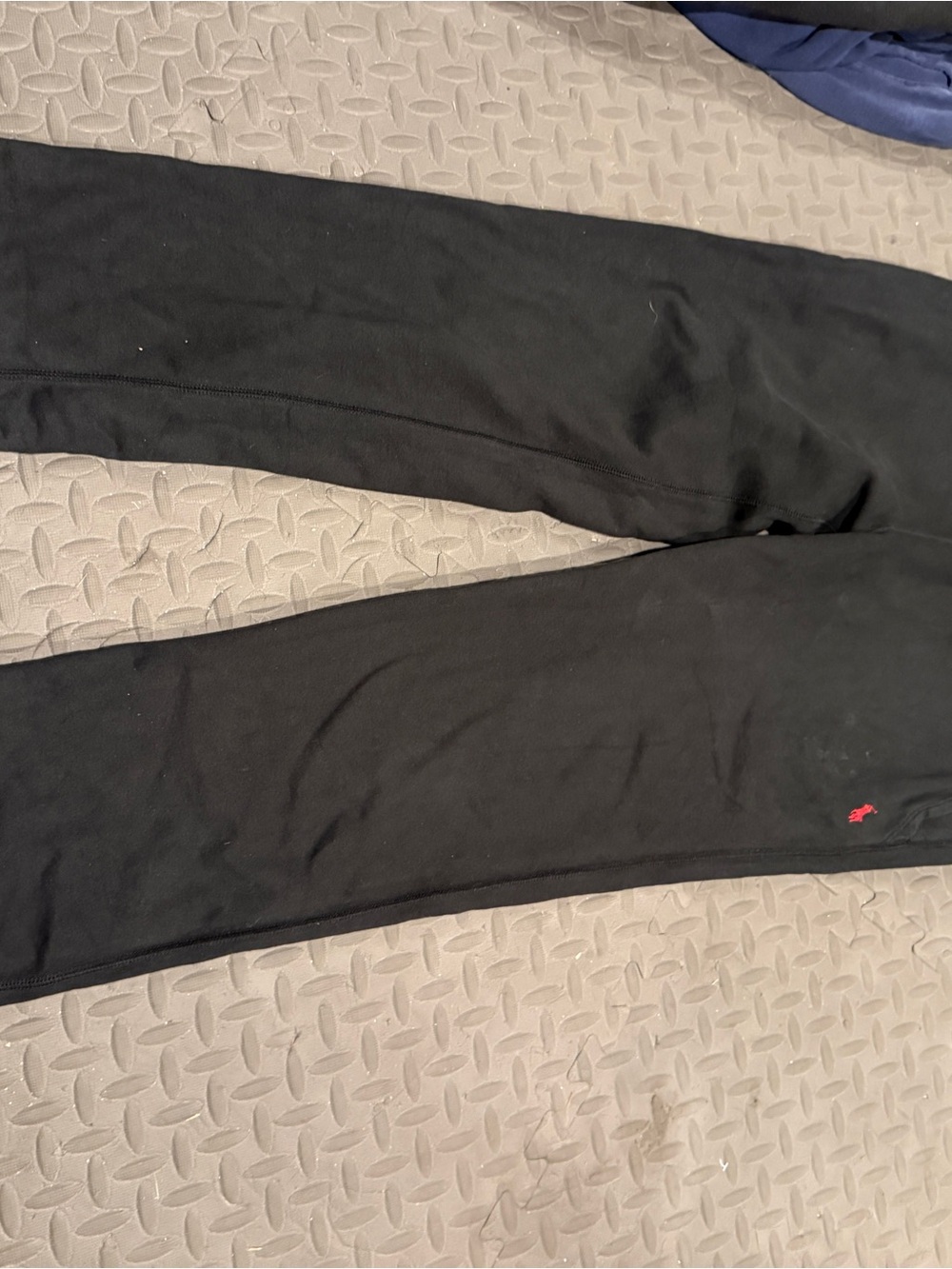 Polo sweatpants with drawstrings Navy blue & Black